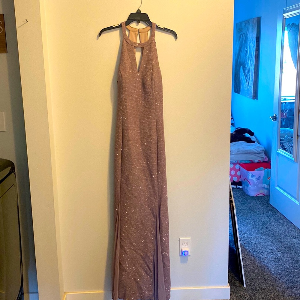 Rose Glitter Dress